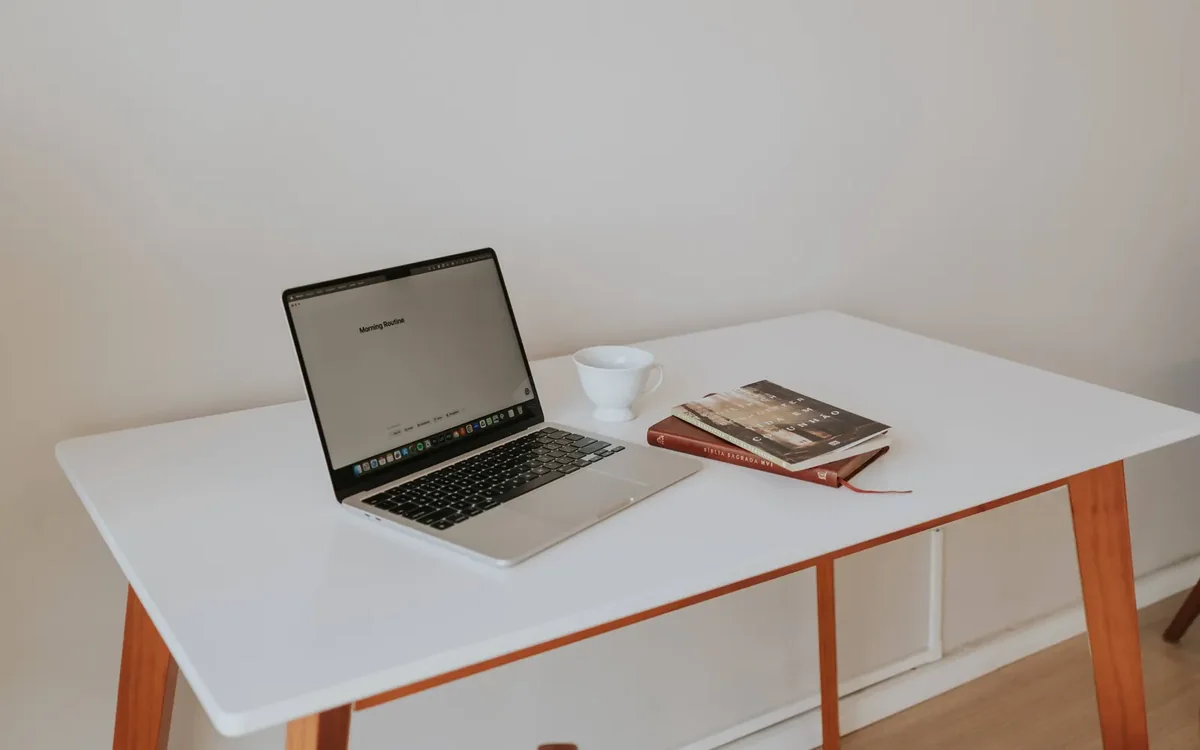 student laptop library in an everyday setting