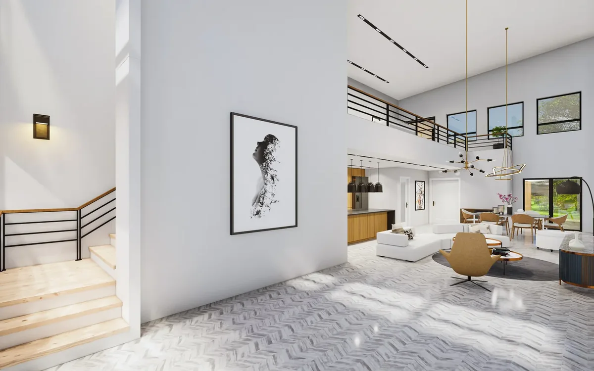 warm home lighting living room in an everyday setting
